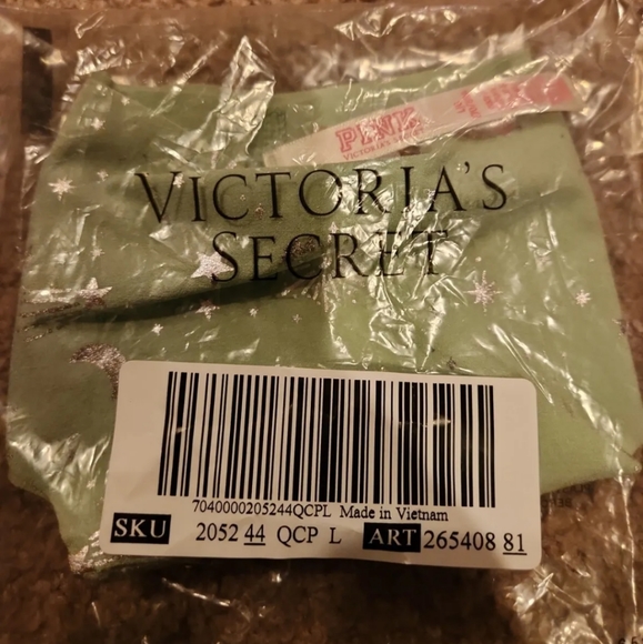 Victoria secret -Mint No Show Thong-Large - Picture 2 of 2